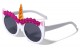 Kids Cat Face Unicorn Glitter Sunglasses k831