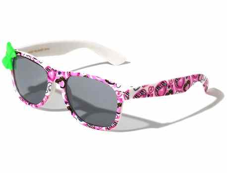 Kids Heart Glitter Sunglasses k870-heart