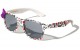 Kids Heart Glitter Sunglasses k870-heart