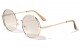 Metallic Heart Frame Sunglasses M10054