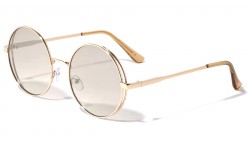 Metallic Heart Frame Sunglasses M10054