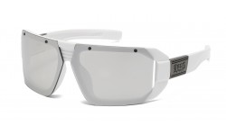 Locs Sunglasses All White 9005