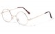 Metallic Rimless Heart Frame M10675-HEART