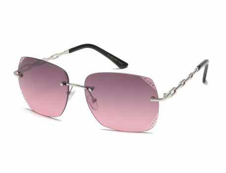 Rhinestone Semi Rimless Frame Shades rs1982