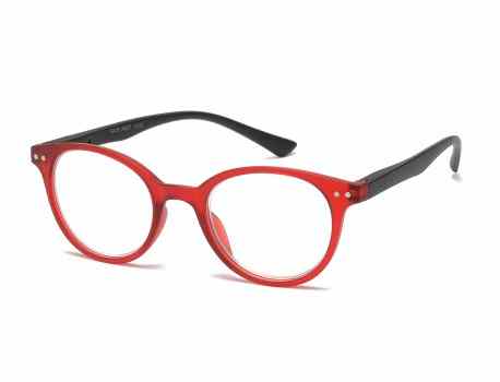 Readers R344-ASST (Mix Strength) Contemporary Design Square Frame Spring Hinge Unisex Reading Glasses