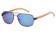 Bamboo Wood Aviator Sunglasses 88001