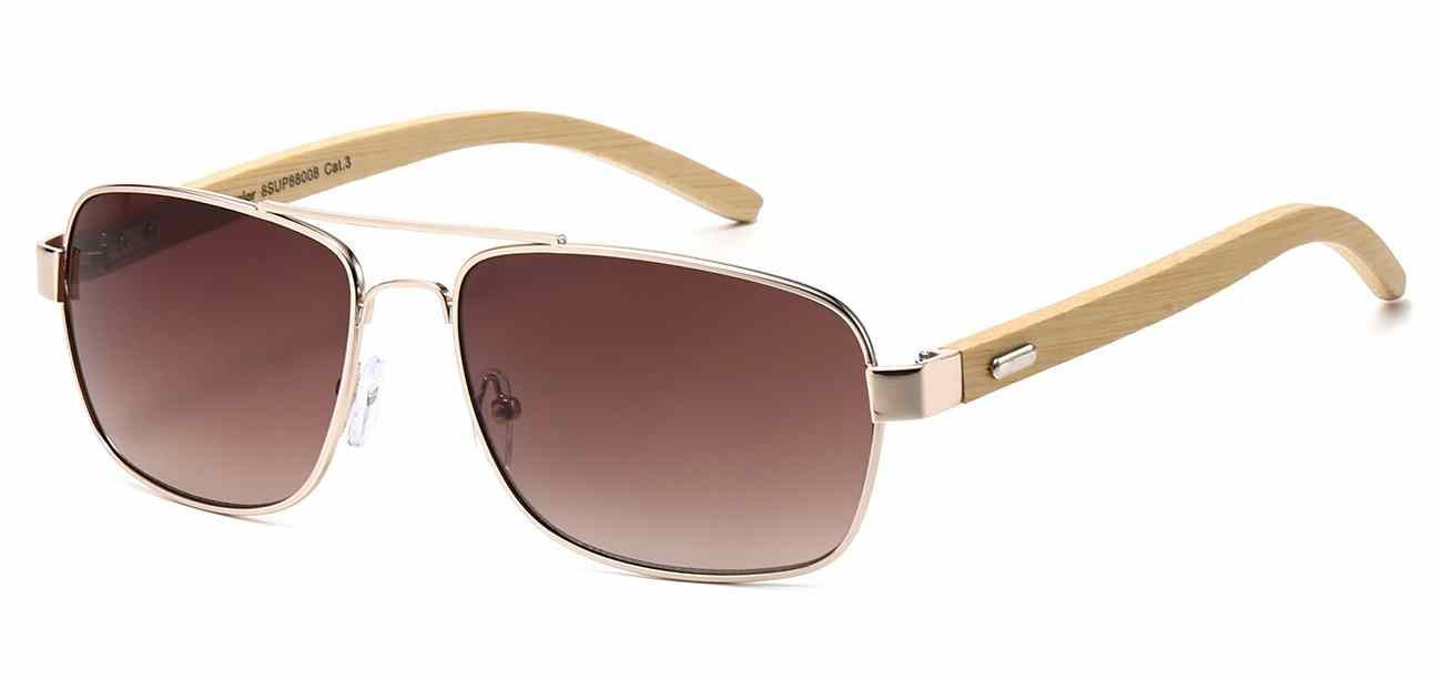 Superior Bamboo Wood Aviators|Wholesale Sunglasses Bulk