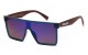 Biohazard Wood Frame Sunglasses bz66328