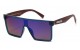 Biohazard Wood Retro Sunglasses bz66206