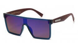 Biohazard Wood Retro Sunglasses bz66206