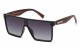 Biohazard Wood Retro Sunglasses bz66206