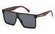 Biohazard Wood Retro Sunglasses bz66206