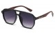 Manhattan Wood Aviator Sunglasses mh87066