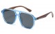 Manhattan Wood Aviator Sunglasses mh87066