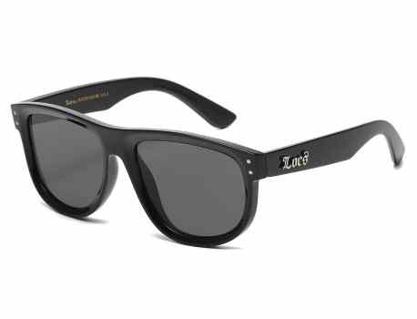 Locs Sunglasses Polished Black 91026-bk