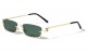 Metallic Rimless Sunglasses m10929