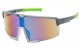 Xloop Semi-Rimless Shield Shades x3629