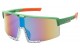 Xloop Semi-Rimless Shield Shades x3629