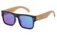 Bamboo Wood Aviator Sunglasses 88001