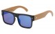 Bamboo Wood Aviator Sunglasses 88001