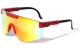 Ink Splatter Rimless Shield Sunglasses p30418