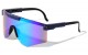 Ink Splatter Rimless Shield Sunglasses p30418