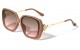 Metallic Square Fashion Sunglasses rh-3271