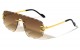 Metal Rimless Fashion Sunglasses m10963