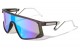 Color Mirror Lens  Shield Shades bp2073-cm