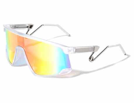 Color Mirror Lens  Shield Shades bp2073-cm