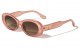 Retro Fashion Oval Sunglasses d-7002