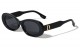 Retro Fashion Oval Sunglasses d-7002