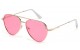 Rhinestone Metallic Aviator Sunglasses rs2081