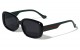 Duo-Tone Color Line Temple Fashion Sunglasses p1036