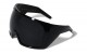 XL Futuristic One Piece Shield Lens Sunglasses p1042