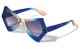 Triangular Sides Duo-Tone Sunglasses p0138