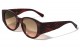 Thick Temple Crystal Color Sunglasses p1063