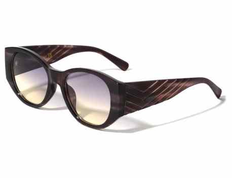 Thick Temple Crystal Color Sunglasses p1063