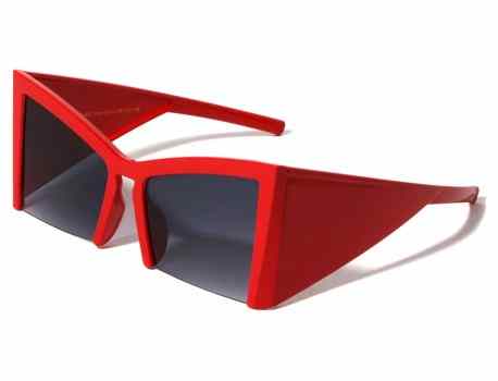 Triangular Temple Semi Rimless Sunglases p1066