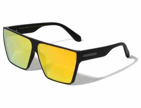 Color Mirror Lens Square Sunglasses p1067