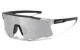 Xloop Semi-Rimless Shield Sunglasses x3692