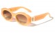 Lion Head Retro Oval Sunglasses lh-p4117