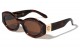 Lion Head Retro Oval Sunglasses lh-p4117