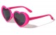 Curved Frame Heart Shape Sunglasses p1049-heart