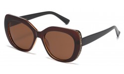 Polarized Rhinestone Temple Shades pz-rs2003