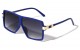 Flat Top Gold Hinge Accent Sunglasses p30637