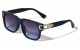 Art Deco Hinge Accent Square Sunglasses p30638