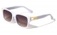 Art Deco Hinge Accent Square Sunglasses p30638