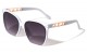 Cross Pattern Temple Cat Eye Sunglasses p30631