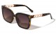 Cross Pattern Temple Cat Eye Sunglasses p30631